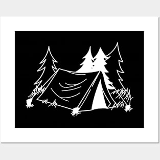 Camping Hiking Nature Posters and Art